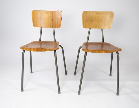Set Of Two Chairs - Teak - Danish Design - 1970

