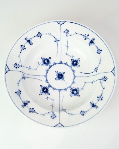Deep Plate – Fluted Blue Fluted – Royal Copenhagen – Before 1923
