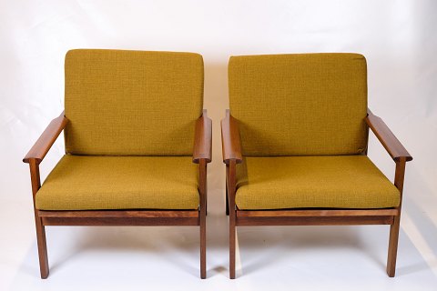 Set of two armchairs - Model Capella - Teak - Illum Wikkelsø - N.Eilersen - 
1960s
Great condition
