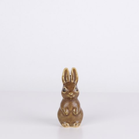 Figurine Lapin Knud Basse en Céramique Émaillée, Design Danois, Années 1960