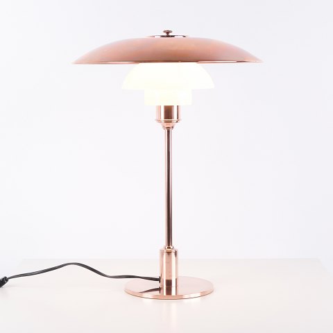 Lampe de Table Poul Henningsen Modèle PH 3½-2½ Limited Edition en Cuivre pour Louis Poulsen