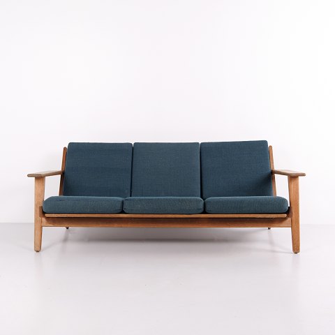 Canapé Trois Places Hans J. Wegner GE-290/3 en Chêne Savonné
