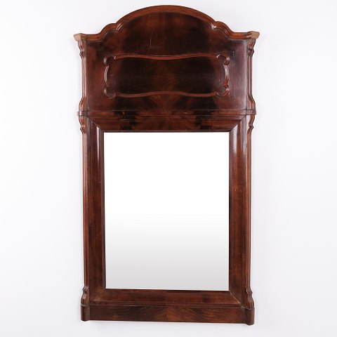 Miroir Ancien en Acajou des Années 1880