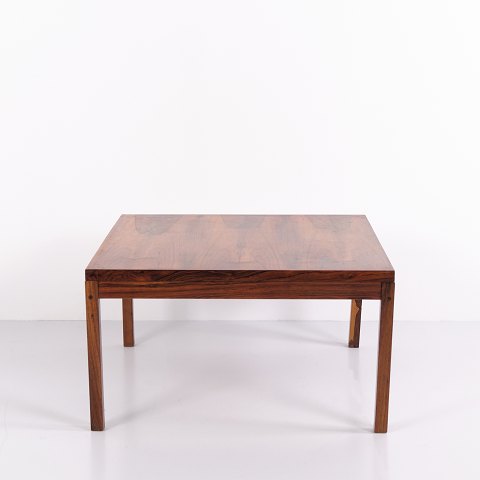 Table Basse Carrée en Palissandre Design Danois Années 1960 Restaurée