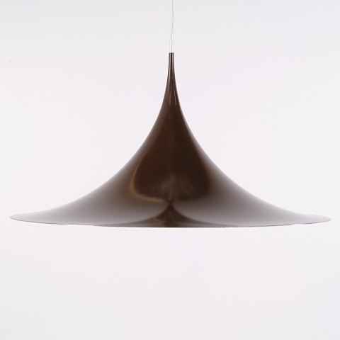 Suspension Semi Marron Foncé par Claus Bonderup & Torsten Thorup pour Fog & Mørup Ø60