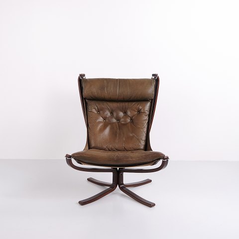 Fauteuil Falcon par Sigurd Ressell pour Vatne Møbler Norvège Années 1970