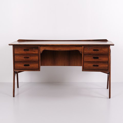 Bureau modèle SH 180 en palissandre par Svend Åge Madsen pour Sigurd Hansen Møbelfabrik