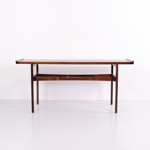 Console / Table d’Appoint en Palissandre par Jens Risom, Années 1960
