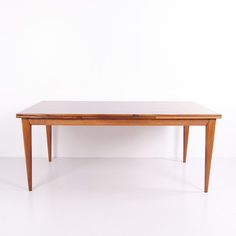 Table à Manger Niels Otto Møller en Teck avec Rallonges pour J.L. Møllers Møbelfabrik Années 1950–60