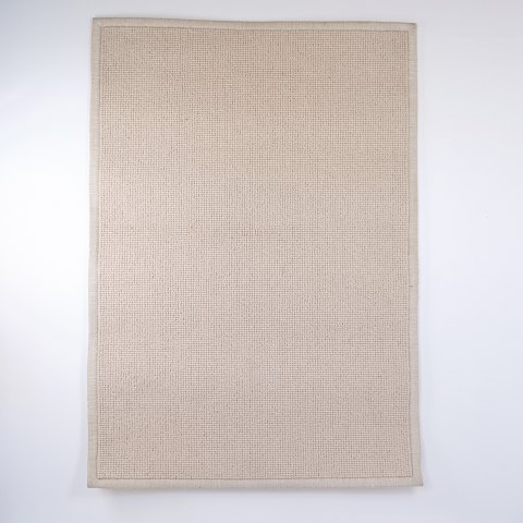 Tapis Tissé Moderne aux Tons Naturels avec Bordure Simple 230 x 160 cm