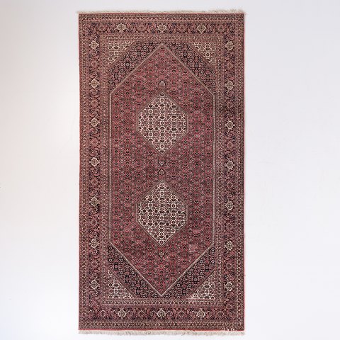 Tapis Oriental Inspiré Bidjar avec Motif Herati 291 x 151 cm