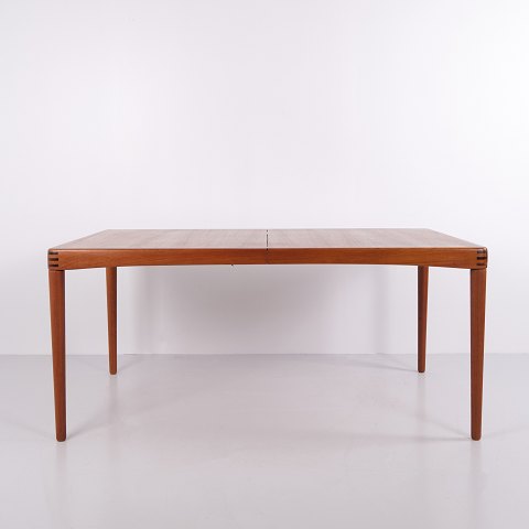 Table à Manger Henry Walter Klein en Teck avec Rallonge pour Bramin Années 1970