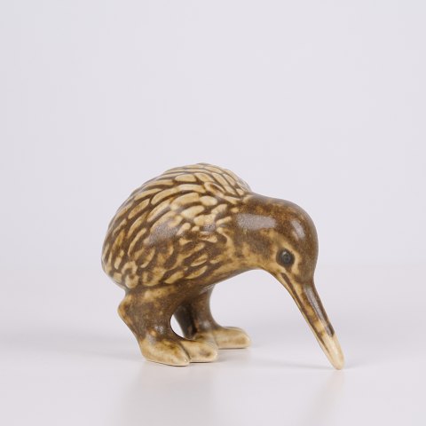 Figurine d’Oiseau Kiwi par Knud Basse 7,5 x 6 x 12 cm