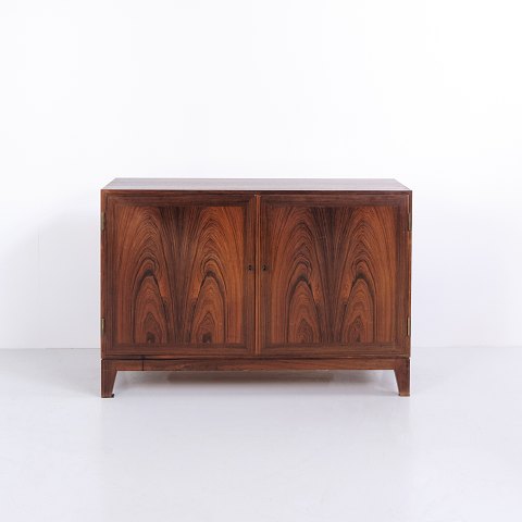 Enfilade Basse en Palissandre par Kai Winding pour Poul Jeppesen et Illums Bolighus Années 1960