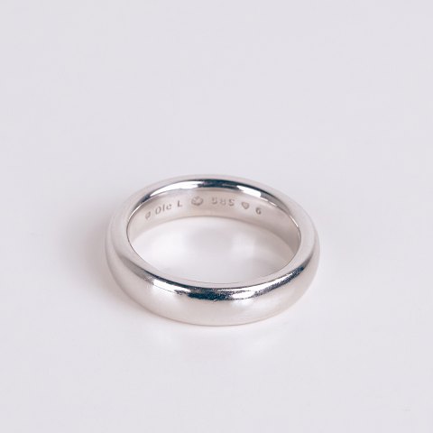 Bague Ole Lynggaard Or Blanc 14 Carats