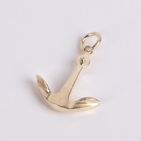 Pendentif Ancre Ole Lynggaard Or 14 Carats