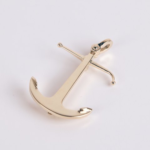 Pendentif Ancre Ole Lynggaard Or 14 Carats