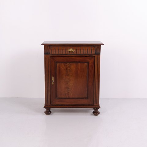 Meuble Console Ancien en Acajou avec Sculptures et Ornements Années 1860