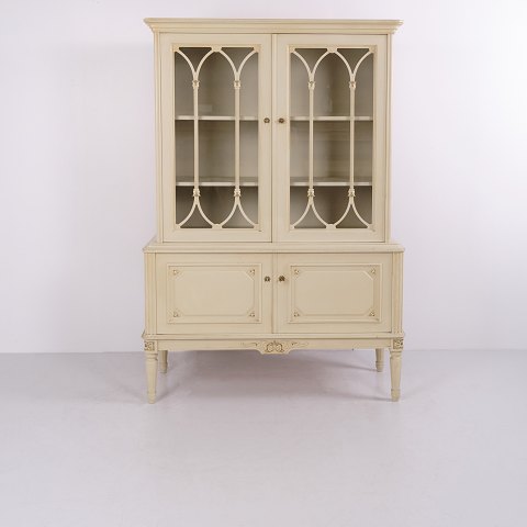 Vitrine Blanche Vintage par TUA Möbler Tibro Suède