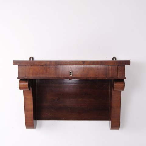 Console Murale Ancienne en Acajou avec Tiroir vers 1840–1870