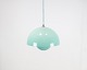 Turquoise Flowerpot, model VP1, pendant designed by Verner Panton in 1968 and 
manufactured by Andtradition.
5000m2 showroom.
