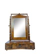 Dressing mirror of polished elm from around the 1860s. 
Great condition
