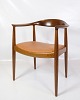 The Chair - Model JH503 - Teak - Cognac Leather - Hans J. Wegner - Johannes 
Hansen - 1960s
Great condition
