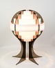 Table Lamp - Smoked & White Acrylic Glass - Flemming Brylle & Preben Jacobsen - 
1960s
Great condition
