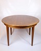 Round Dining Table With Extension Leaves - Teak - Danish Design - 1960s
