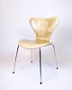 chaises Seven – Modèle 3107 – Cuir naturel – Arne Jacobsen – Fritz Hansen