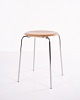 Tabouret Dot – Arne Jacobsen – Placage noyer & chrome