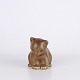 Figurine Chat Knud Basse en Céramique Émaillée, Design Danois, Années 1960