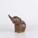Figurine Éléphant Knud Basse en Céramique Émaillée, Design Danois, Années 1960