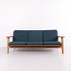Canapé Trois Places Hans J. Wegner GE-290/3 en Chêne Savonné