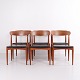 Suite de 6 Chaises de Salle à Manger Scandinaves en Teck par Uldum Møbelfabrik