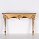 Console Murale en Bois Doré avec Sculptures de Style Rococo des Années 1920