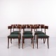 Suite de 6 chaises Klismos par Edvard Thomsen pour Rud. Rasmussen, années 1930