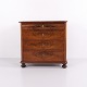 Commode en acajou à 4 tiroirs datant de 1880s