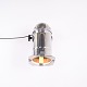 Projecteur Vintage / Lampe de Théâtre en Aluminium Poli des Années 1950