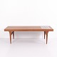 Table Basse Johannes Andersen en Teck avec Carreaux de Céramique Intégrés Design Danois des Années 1960