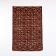 Tapis Turkoman Tekke dans des Tons Rouges et Bruns 170 x 115 cm