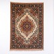Tapis Oriental Kashan avec Médaillon et Motif Floral 225 x 157 cm