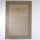 Tapis Moderne aux Tons Naturels avec Bordure Rayée 290 x 200 cm