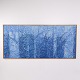 Peinture à l’Huile sur Toile Signée BES 93 109 x 239 cm par Bendt Engelbrecht-Sørensen