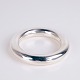 Bracelet rigide Georg Jensen en argent sterling datant de la fin des années 1940