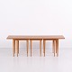 Ensemble de Tables Gigognes en Chêne et Teck par Kurt Østervig Années 1960
