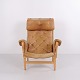 Fauteuil Pernilla 69 en Hêtre, Cuir et Toile par Bruno Mathsson pour Dux