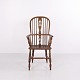 Fauteuil Windsor Anglais Victorien à Dossier Ajouré vers 1860–1890