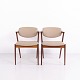 Paire de Chaises Kai Kristiansen Modèle 42 en Palissandre Schou Andersen Années 1960