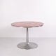 Table à Manger Ronde Bjørn Wiinblad avec Plateau Décoratif et Piètement en Aluminium Années 1960